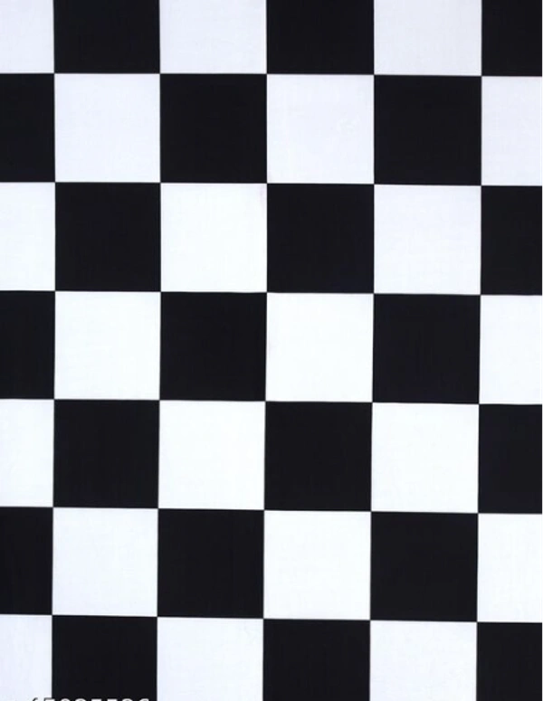 High density stretch fabric with elastic corners provides a perfect wrinkle free fitting as the 3 Seater cover - Black & White, Polyster, Multipack 1, 3Seater